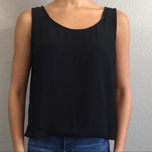 Sacred Threads Black Shell Top